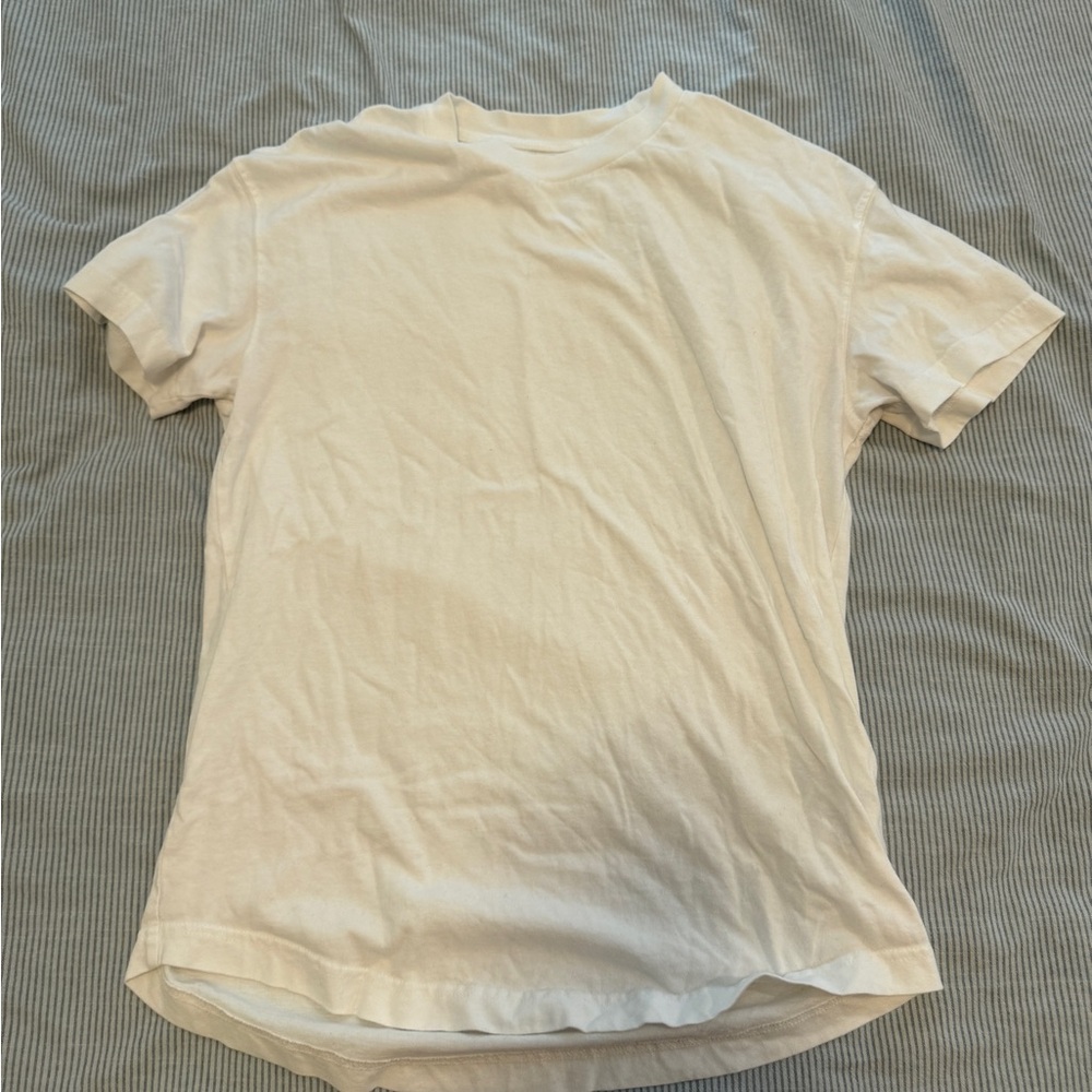 Classic White Abercrombie Men  T-Shirt